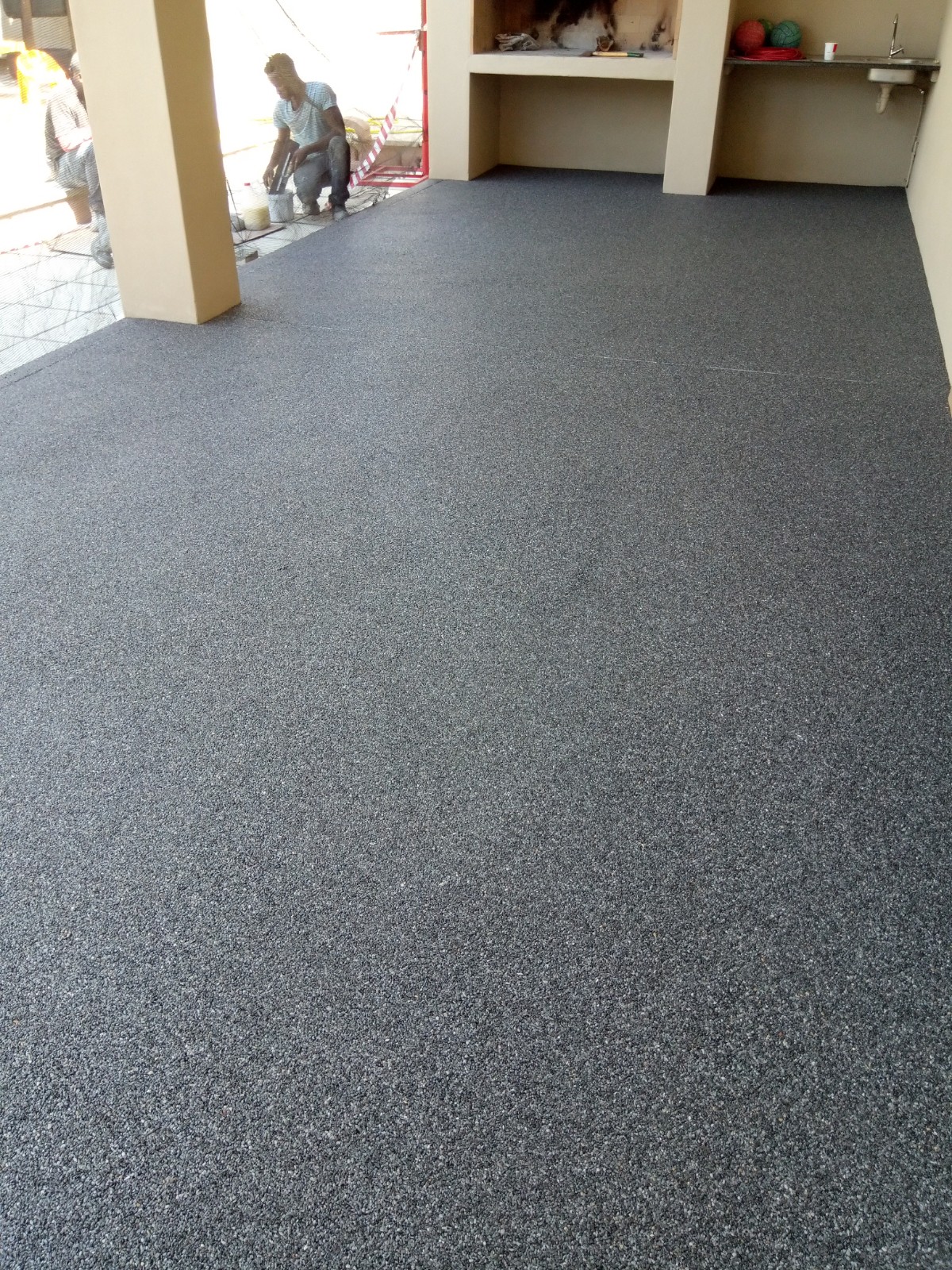 Stone Carpet Silver Grey